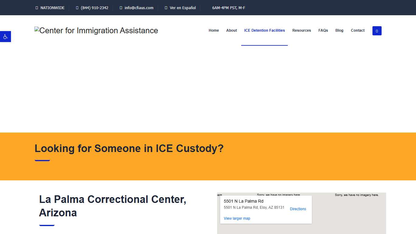 La Palma Correctional Center - Center for Immigration Assistance